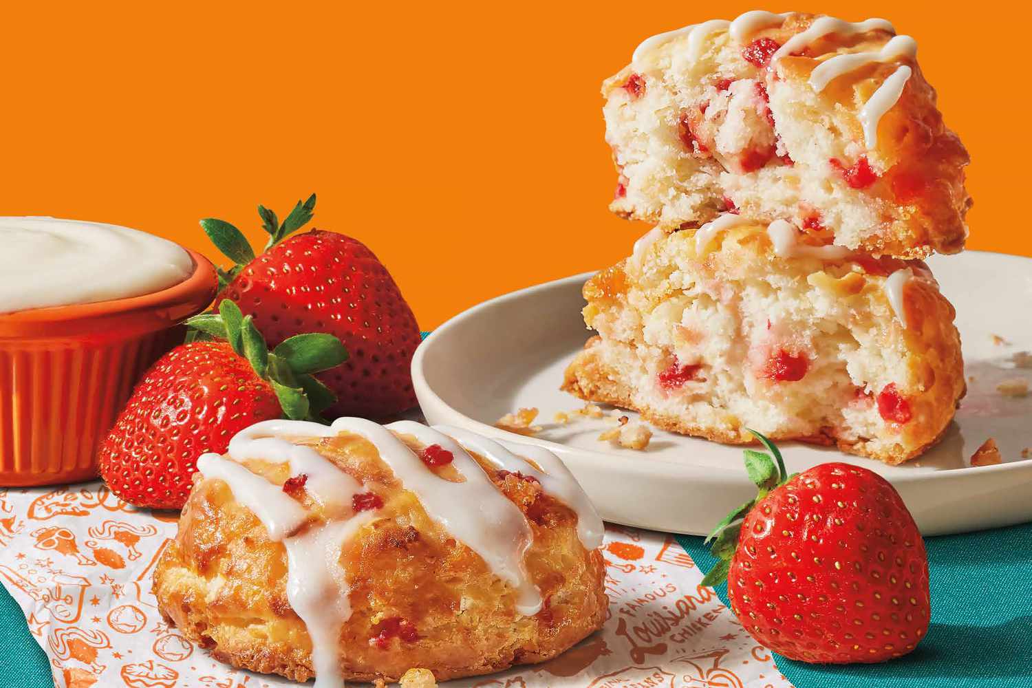 Strawberry Biscuits