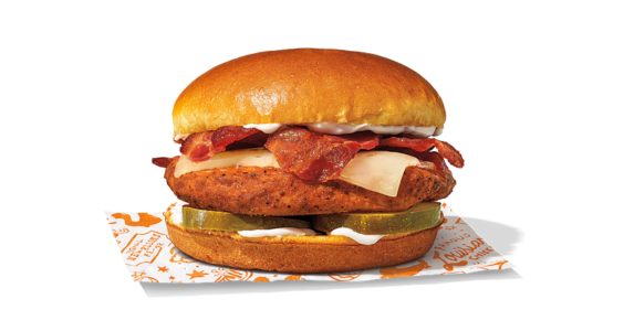 Spicy Blackened Bacon & Cheese Chicken Sandwich