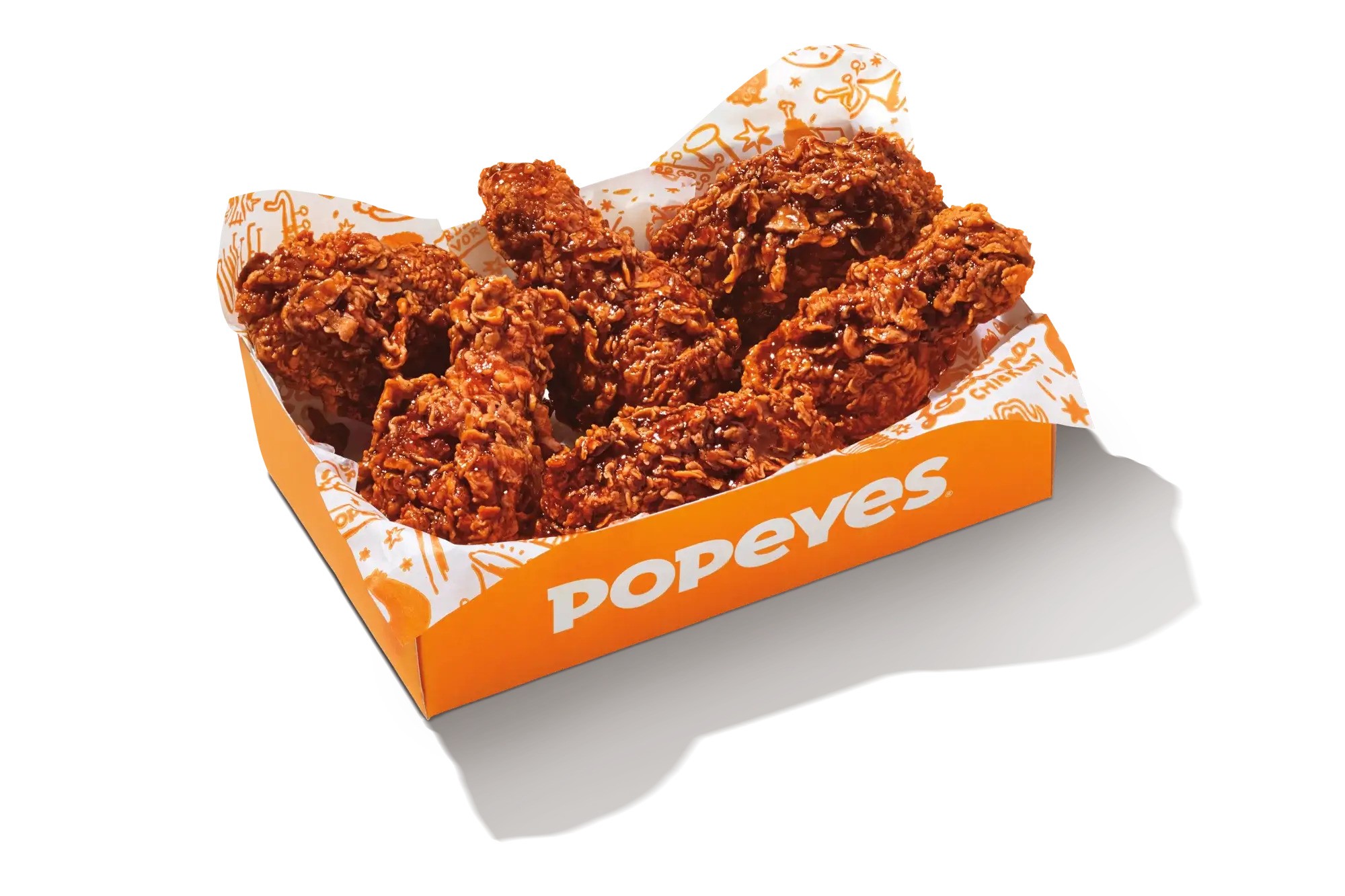 Popeyes Honey BBQ Wings: